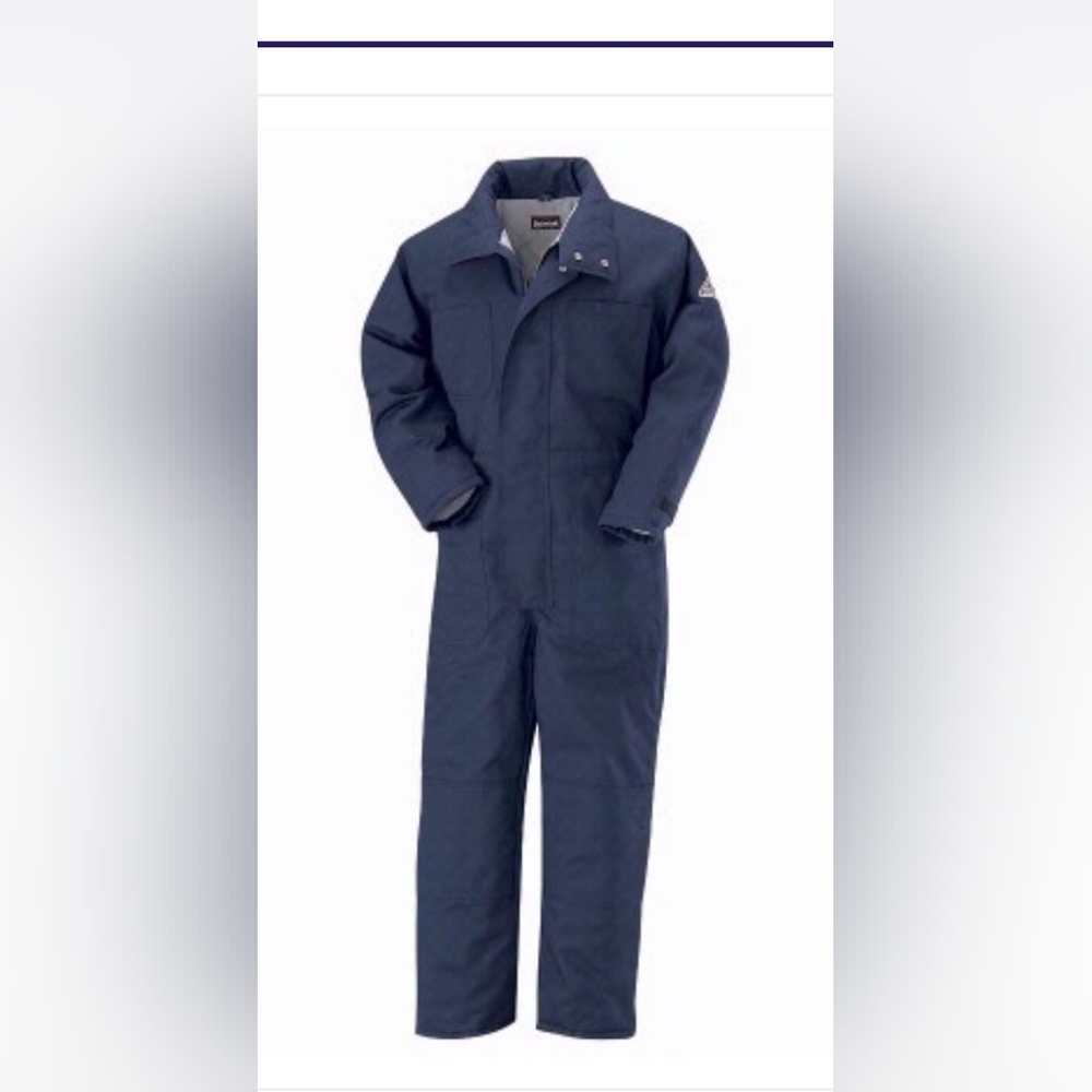 Navy Blue Coverall Jumpsuit